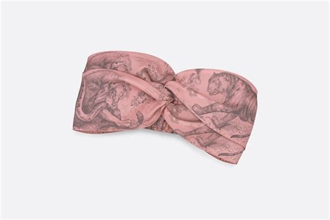 dior bandeau soie|Bandeau Dior Silk Band Toile de Jouy Sauvage Dioriviera.